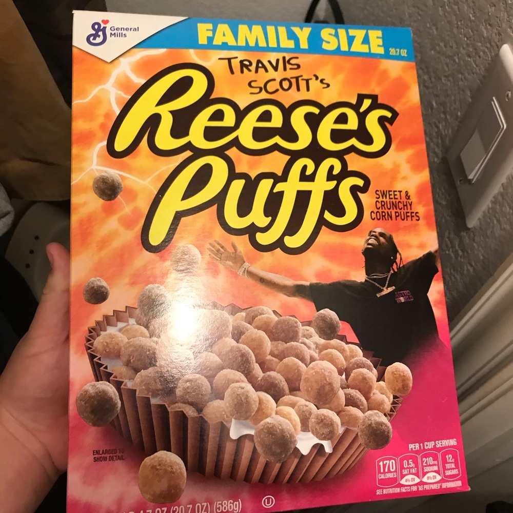 Travis Scott Reese’s Puffs.        STORE BOUGHT!!